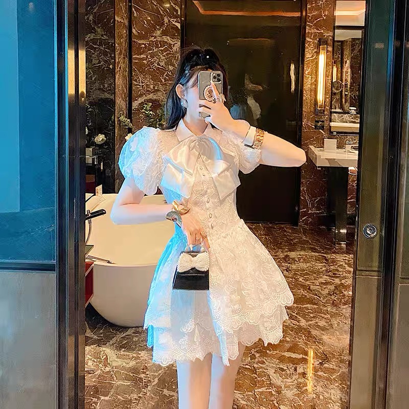 Princess treatment  mini lace dress FD90 images